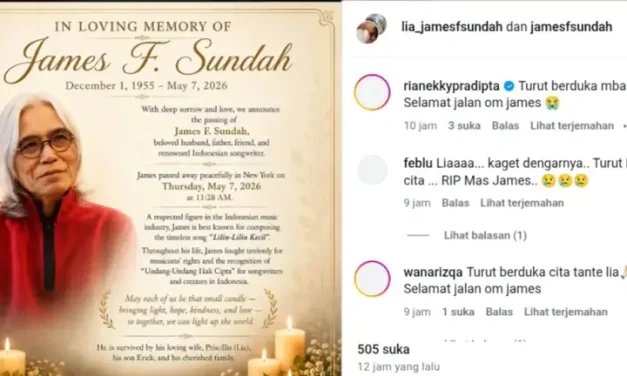 Selamat Jalan Sang Maestro: Mengenang James F. Sundah