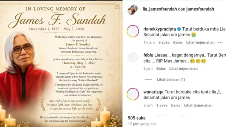 Selamat Jalan Sang Maestro: Mengenang James F. Sundah