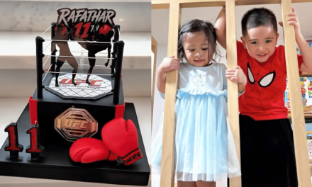 Momen Manis Rayyanza & Lily Saat Rayakan Ultah Rafathar Ke-11