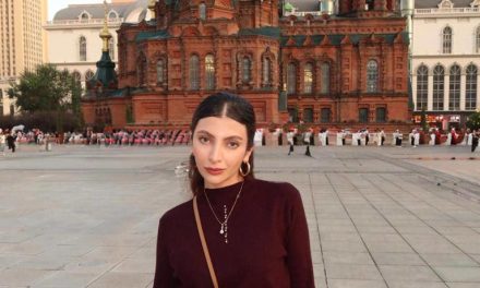 Pesona Sarah Keihl Saat Keliling Harbin, Tampil Cantik Dan Stylish