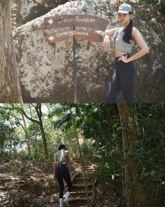 Penuh Tantangan! Anya Geraldine Mendaki Di Gunungkidul