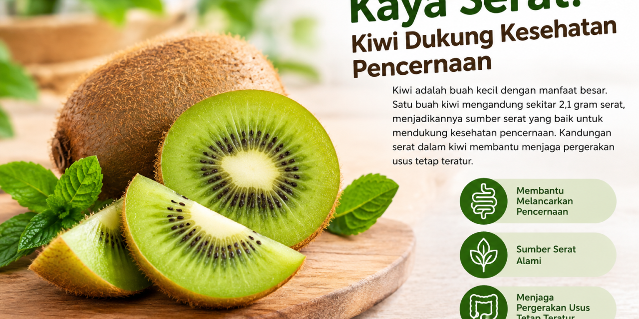 Cegah Sembelit! Kiwi Jadi Pilihan Buah Kaya Serat