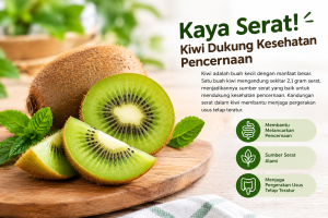 Cegah Sembelit! Kiwi Jadi Pilihan Buah Kaya Serat